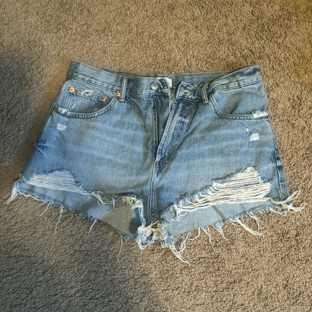 Zara blue Jean shorts